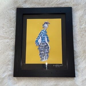 21. Matisse” title handmade cutout I made from my book, paper and digital print.